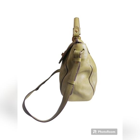 MCM 2 way sling/handbag olive green - Picture 15 of 17